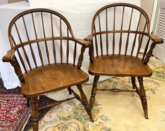 Lammerts Wooden Chair Pair