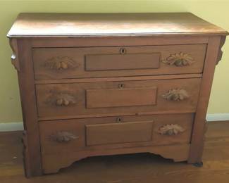 Antique Eastlake Style Oak Dresser