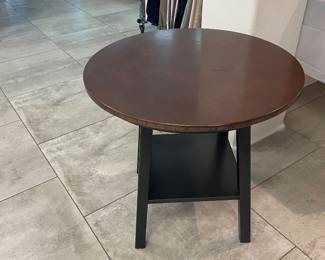 Ethan Allen Copper top metal side table