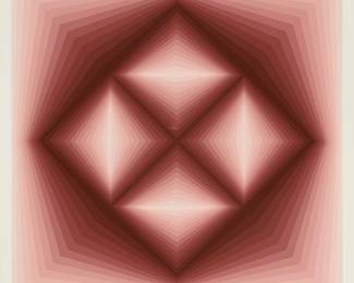 1265 Jurgen Peters (1936-1997) "Nucleus," 1979 Screenprint in colors on paper Edition: 184/200 Signed, titled, dated, and numbered in pencil in the lower margin: © J. Peters 79 Image: 23 1/2 x 23 1/2 in.; Sight: 25 x 25 1/2 in. Estimate: $200 - $300