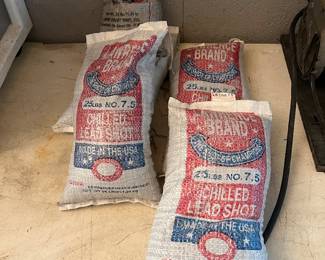 Bags of 7 1/2 shot lead