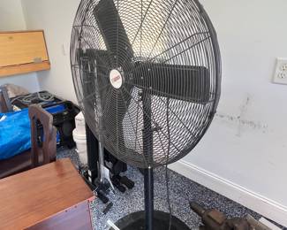 Huge shop fan works great