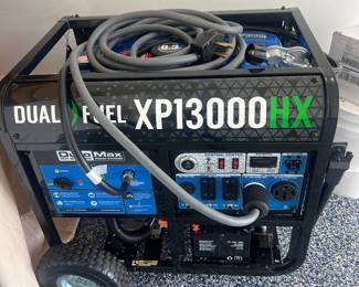 Dual fuel generator like new