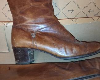 Salvatore Ferragamo Vintage Leather Riding Boots