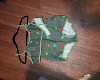 Vintage 1970s Floral Print Diaper Cover