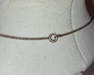 Antique French Miraculous Medal Necklace, 1930s Silver Religious Pendant