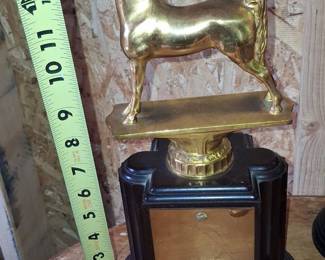 Vintage Brass Horse Trophy