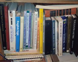 Collection of Art and Interior Design Reference Books