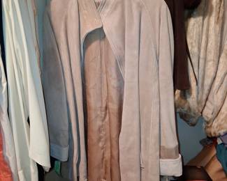 Jordache Vintage Suede Open Front Jacket
