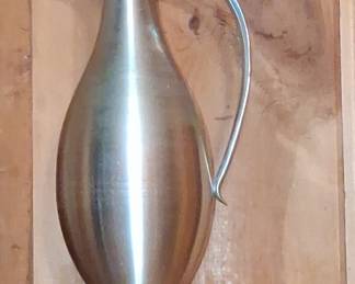 Mid-Century Modernist Pewter Pitcher