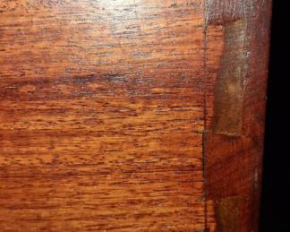Asian Mahogany Secretary Desk 18"x37"x44"