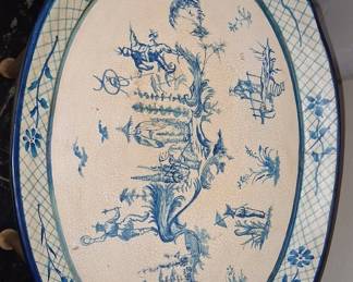 Chinoiserie Tray Table on Faux-Painted Stand