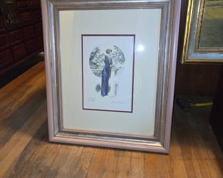 La Femme Chic Fashion Plate Print