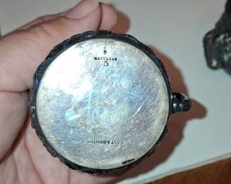 Galt & Brother Sterling Silver Creamer and Sugar Bowl