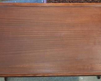Vintage Mahogany Queen Anne Style Tea Table
