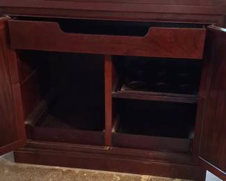 Vintage Chinese Rosewood Bar Cabinet 6'x1'8x2'7"