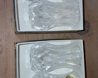 Cristal d'Arques Violette Bud Vases