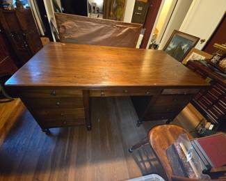 Vintage Executive Pedestal Desk