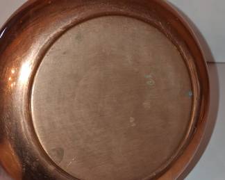 Vintage Copper Saucepan with Wood Handle - Made in Portugal