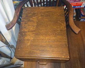 Vintage Carpenter Paper Company Wooden Filing Drawer