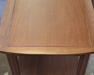 Mid-Century Modern Step-Down End Table 27"x18"x22"