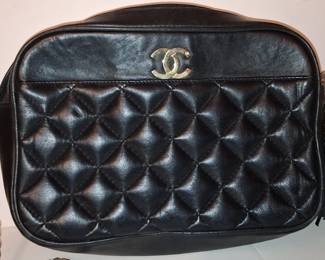Chanel Vintage Quilted Lambskin Tassel Camera bag
