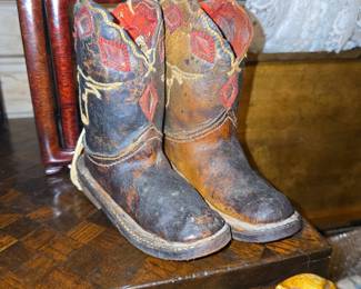 Vintage Hood Rubber Company Child's Cowboy Boots