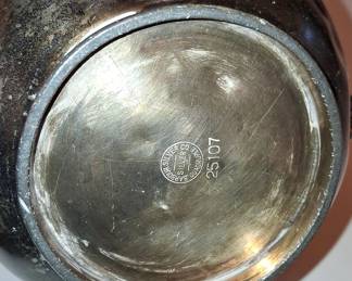 Barbour Silver Co. Quadruple Plate Sugar Bowl with Lid