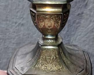 Poole Silver Co. Silver-Plated Candlestick