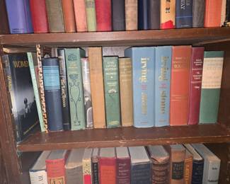 Collection of Vintage Hardcover Literature - Decorative and Reading Copies