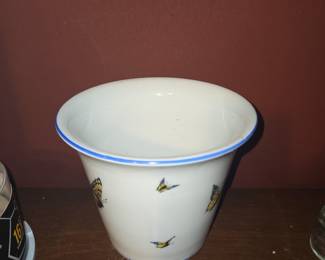 Victoria Austria Porcelain Butterfly Cachepot