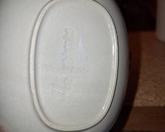 Hull Pottery American Modern Oval Serving Bowl