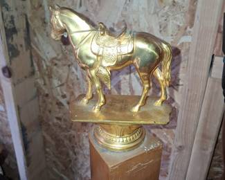 Olsen-Nolte Saddle Shop Promotional Horse Trophy