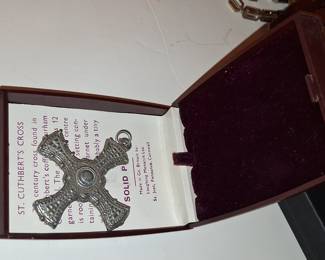 Laughing Monarch Ltd. St. Cuthbert's Cross Pendant
