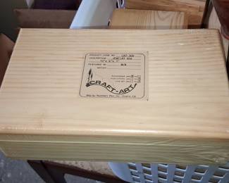 Craft-Art CA7-300 Unfinished Wood Jewelry Box