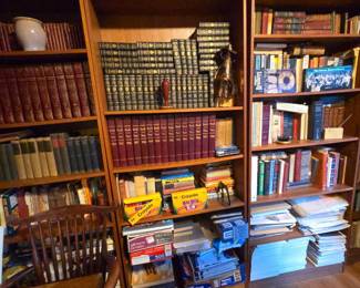 Mid-Century Modern Teak Veneer Bookcase Unit