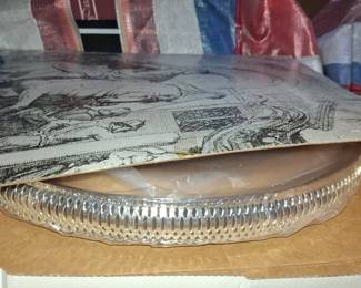 Golden Crown Silver Plated Serving Tray