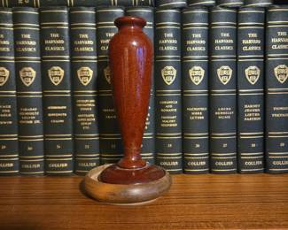 Vintage Turned Wood Bud Vase