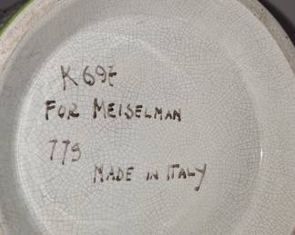 Meiselman Italian Majolica Planter