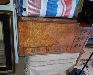 Antique Japanese Burl Wood Hibachi Table