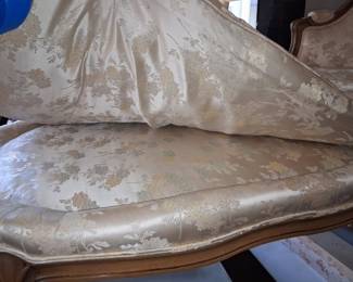 French Louis XV Style Chaise Longue