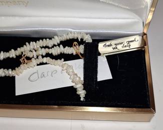 Nishima International Pearl Company Freshwater Pearl Necklace with 14k Clasp