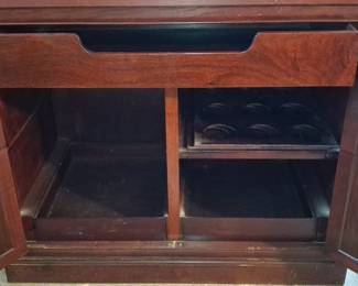 Vintage Chinese Rosewood Bar Cabinet 6'x1'8x2'7"