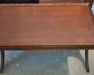 Vintage Mahogany Queen Anne Style Tea Table