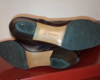 Salvatore Ferragamo Brown Leather Riding Boots