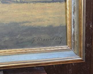 E. Morrokoff Landscape Oil Painting
