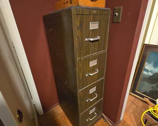 Four-Drawer Vertical Filing Cabinet