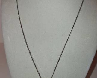 Antique French Miraculous Medal Necklace, 1930s Silver Religious Pendant