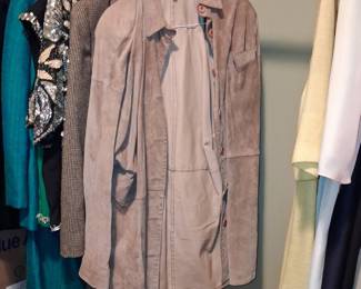 Lesley Fay Suede Shirt Jacket