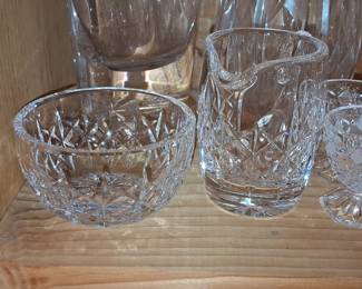 Waterford Crystal Lismore Creamer and Sugar Set